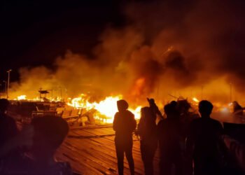 Kampung Wisata Bontang Kuala Membara, Api Diduga Bermula dari Kafe