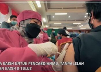 VIDEO: Apresiasi Vaksinasi untuk Pers kepada Insan Medis