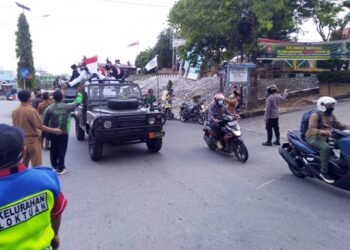 Pegawai Ikut Sambut Konvoi Basri-Najirah, Penjahit Minta Kikis Pengangguran