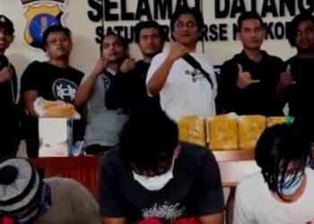 Buruh Bangunan di Bontang jadi Pengedar Sabu 5,6 Kg