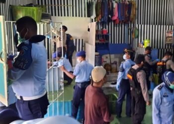 Razia Lapas Balikpapan, 132 Benda Berbahaya Disita