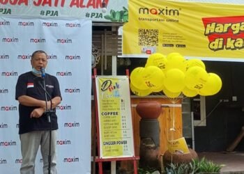 Maxim Resmi Hadir di Bontang, 128 Driver jadi Mitra