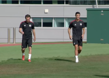 VIDEO: Latihan Perdana Ronaldo bersama Manchester United