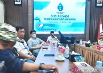 Tarif Air Perumdam Samarinda Naik 9 Persen
