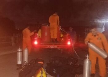 Kapal Tugboat Penarik Ponton Batu Bara Terbakar di Perairan PPU