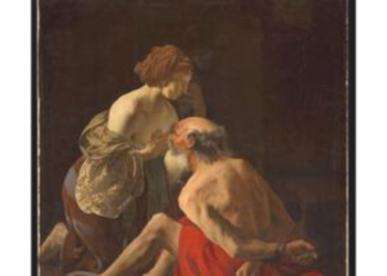 Lukisan Cimon dan Pero: Roman Charity (1623) karya Hendrick ter Brugghen. Dok: The Met