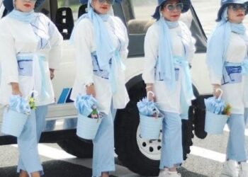 Fenomena Citayam Fashion Week Merambah Balikpapan, Emak-Emak Ini Melenggang Bak Model