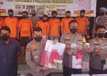 7 Pelaku dan Bandar Judi Online di Samarinda Masuk Bui