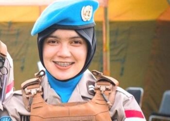 Polwan Cantik Polda Kaltim jadi Anggota Pasukan Perdamaian PBB di Afrika Tengah