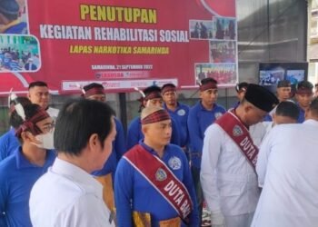 Ratusan Napi Lapas Narkotika Samarinda Direhabilitasi
