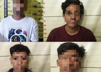 Operasi Dua Malam, 4 Orang Ditangkap Gegara Sabu, Amankan 36,45 Garam