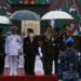 Meski Diguyur Hujan, Upacara HUT TNI Berjalan Khidmat