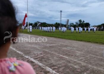 Lapangan Berlumpur, Upacara HUT ke-23 Bontang Berlangsung Khidmat