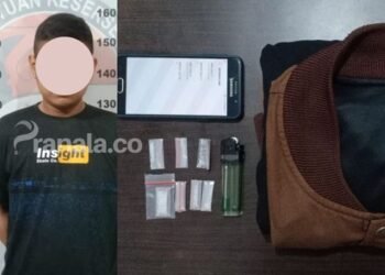 Bandar ‘Kelas Teri’ Diciduk Polisi di Lok Tuan