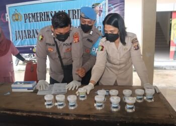 14 Personel Polres Bontang Jalani Tes Urine, Ini Hasilnya