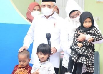 Upaya Penurunan Stunting, Wapres Ma'ruf Amin Tinjau Posyandu di Sulawesi Barat
