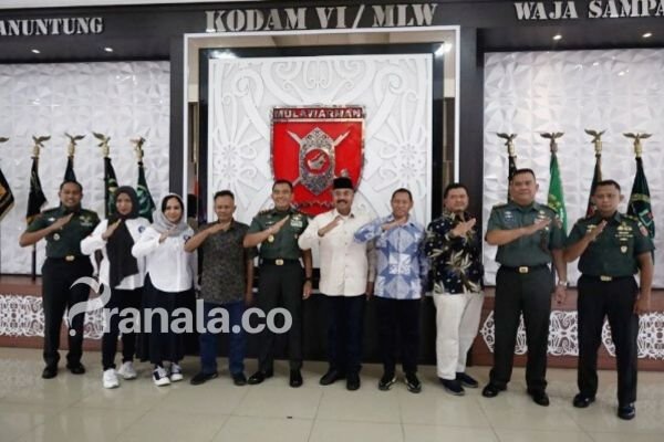 Bupati Kukar Bertemu Pangdam VIMulawarman Bahas Ketahanan Pangan