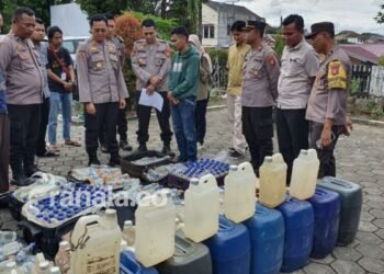 Operasi Pekat Mahakam 2023 di Bontang Didominasi Kasus Pencurian dan Peredaran Miras Penyelundupan Ratusan Miras Ciu Digagalkan Polisi di Pelabuhan Lok Tuan