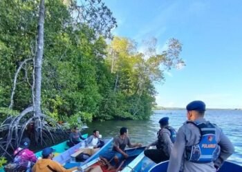 Pemancing di Paser Hilang Tenggelam, Perahu Tabrak Tali Jangkar Tongkang