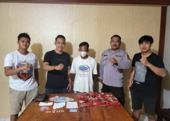 Kedapatan Jual Sabu di Jembatan Sambera, Pria Pengangguran Digeruduk Polisi