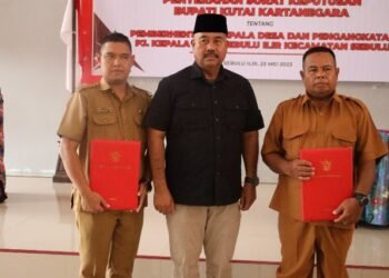 Kepala Desa Sebulu Ilir Berganti, Berikut Pesan Bupati Kukar