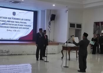 Kepala Diskominfo Bontang dan BPBD Berganti, Dua Camat dan Tiga Lurah Diisi Wajah Baru, Berikut Daftar Lengkapnya