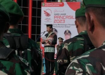 Sekda Kukar jadi Inspektur Upacara Hari Lahir Pancasila
