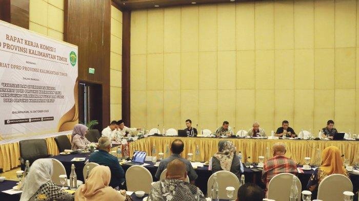 Komisi I Rapat Kerja dan Evaluasi Minta Kinerja Sekretariat DPRD Kaltim Dioptimalkan