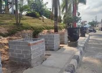 Tugu "Selamat Datang Bontang" Dipercantik