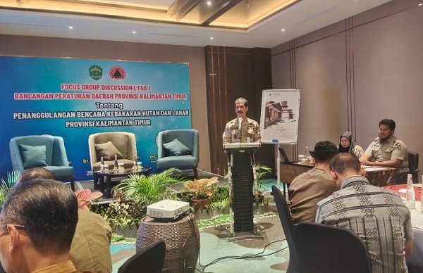 BPBD Kaltim Gelar FGD Raperda Penanggulangan Bencana Kebakaran Hutan dan Lahan 2023, Apa Saja Dibahas