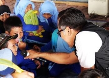 Serunya Anak-Anak PAUD Sambangi BPBD Kaltim