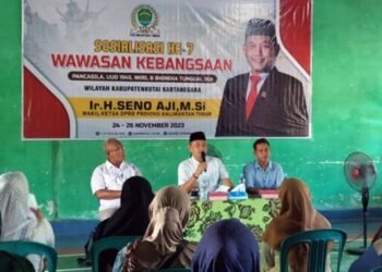 Seno Aji Sapa Warga Muara Jawa, Jelaskan Pancasila sebagai Falsafah Hidup
