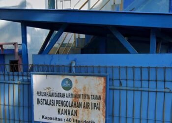 Sabtu 10 Februari 2024, Distribusi Air dari WTP Kanaan Disetop