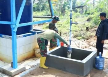TMMD ke-120 di Bontang Rampungkan Pembuatan Sumur Bor
