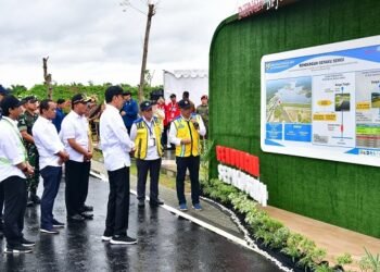 Dikerjakan sejak 2020, Presiden Joko Widodo Resmikan Bendungan Sepaku Semoi