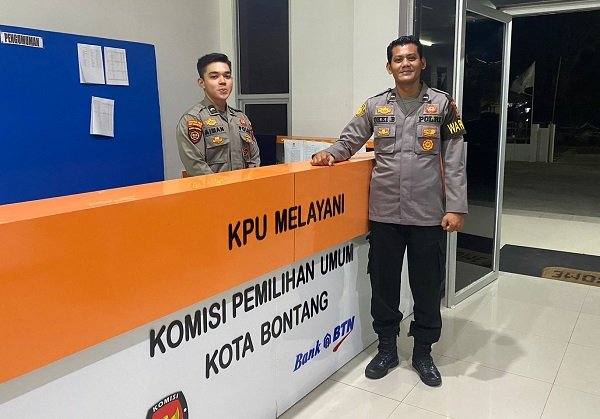 Polres Bontang Siagakan 2 Pleton Pasukan untuk Penghitungan Suara Ulang Besok