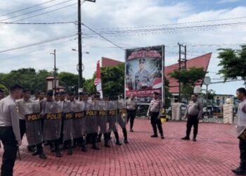 Jelang Pilkada Bontang, Polisi Gelar Pelatihan Dalmas