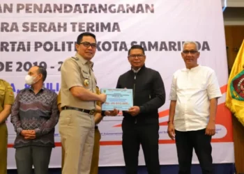 PDI Perjuangan Terima Bantuan Keuangan Parpol Tertinggi di Samarinda, Berikut Rincian per Parpol