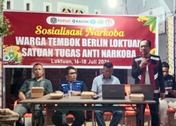 Sosialisasi Narkoba di Kelurahan Lok Tuan, Bontang, Upaya Bersama Melawan Bahaya Narkoba