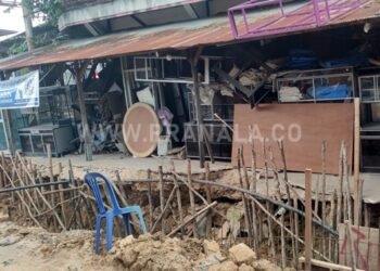 Alfin Fikry Desak Kontraktor Proyek Drainase Jalan Suryanata Bontang untuk Prioritaskan Keselamatan Warga