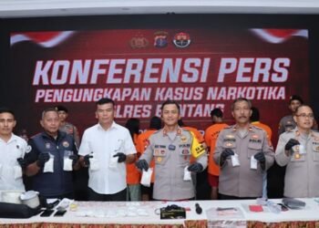 Polres Bontang Sita 24,77 Gram Sabu dan 16.379 Butir Double L dalam 2 Pekan