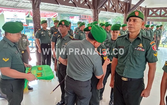 16 Personel Kodim 0908/Bontang Naik Pangkat Setingkat Lebih Tinggi, Berikut Daftarnya