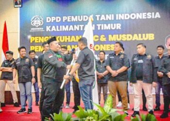 Arisaldi Ahdar Resmi Dilantik Ketua DPC Pemuda Tani Indonesia Bontang