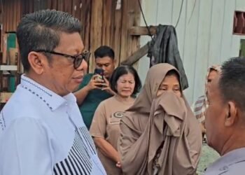Prihatin Atas Kebakaran di Selambai Bontang, Basri Rase-Chusnul Dhihin Komitmen Bantu Korban Pulih