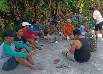 Babinsa Koramil Lok Tuan Bontang Ajak Warga Ciptakan Lingkungan Aman dan Rukun melalui Komsos
