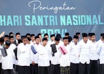 Hadrah hingga Silat Santri Hiasi Upacara Hari Santri Nasional 2024 di Bontang