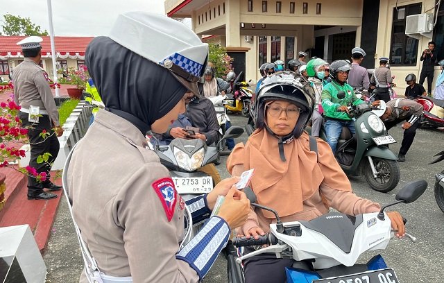 Warga Bontang Wajib Tahu! Operasi Patuh Mahakam 2026 Digelar 14 Hari, Lokasinya Berpindah-pindah Razia Kendaraan 30 Menit, Polres Bontang Sita 10 Unit Motor