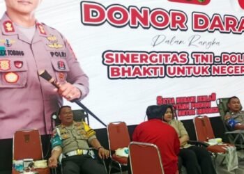 Sinergitas TNI-Polri di Bontang; Donor Darah untuk Negeri, 32 Kantong Darah Terkumpul