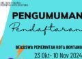 Beasiswa Kota Bontang 2024 Masih Dibuka, Tersedia untuk Mahasiswa Disabilitas dan Hafidz/Hafidzah