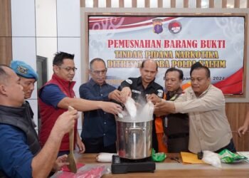 99,69 Kilogram Sabu dan 2.819 Pil Ekstasi Disita Polda Kaltim di 2024 5 Kg Sabu Dimusnahkan, Polda Kaltim Komitmen Perangi Narkotika